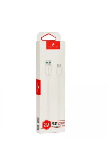 Newface NF6006 Micro USB Kablo - Beyaz resmi