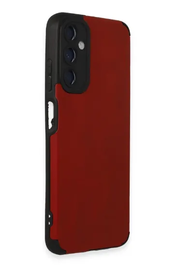 Newface Samsung Galaxy A05S Kılıf Loop Deri Silikon - Kırmızı resmi
