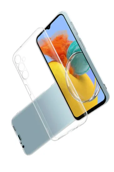 Newface Samsung Galaxy M14 5G Kılıf Lüx Şeffaf Silikon resmi