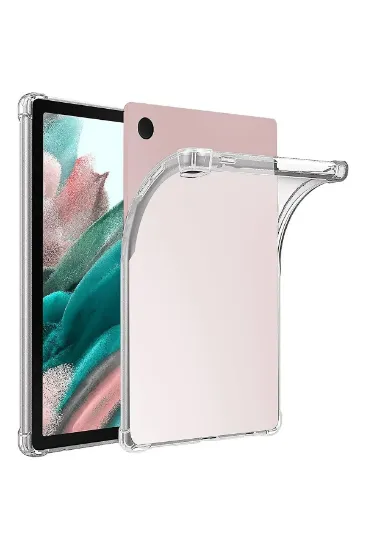 Newface Samsung Galaxy X510 Tab S9 FE 11 Kılıf Anti Şeffaf Tablet Silikon - Şeffaf resmi
