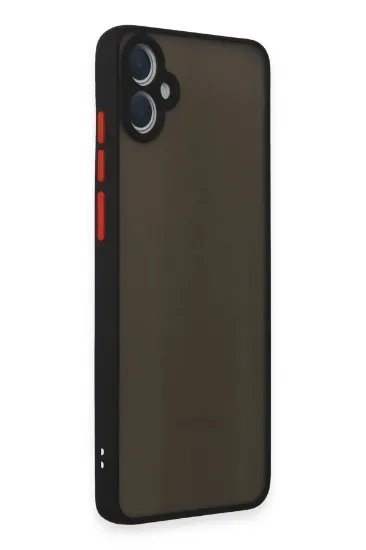 Newface Samsung Galaxy A05 Kılıf Montreal Silikon Kapak - Siyah resmi