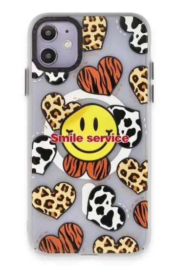 Newface iPhone 12 Kılıf Apollo Magneticsafe Desenli Kapak - Apollo Şeffaf - 2 resmi