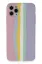 Newface iPhone 11 Pro Kılıf Ebruli Lansman Silikon - Pembe-Lila resmi