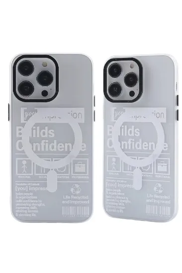 Newface iPhone 12 Pro Max Kılıf Apollo Magneticsafe Desenli Kapak - Apollo Şeffaf - 4 resmi