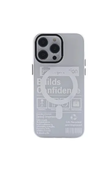 Newface iPhone 12 Pro Max Kılıf Apollo Magneticsafe Desenli Kapak - Apollo Şeffaf - 4 resmi
