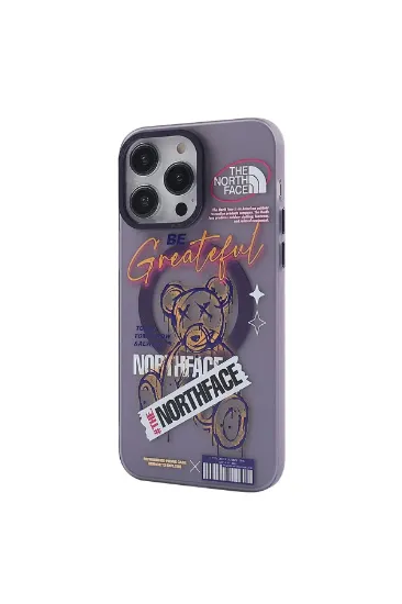Newface iPhone 13 Pro Kılıf Apollo Magneticsafe Desenli Kapak - Apollo Mor - 2 resmi
