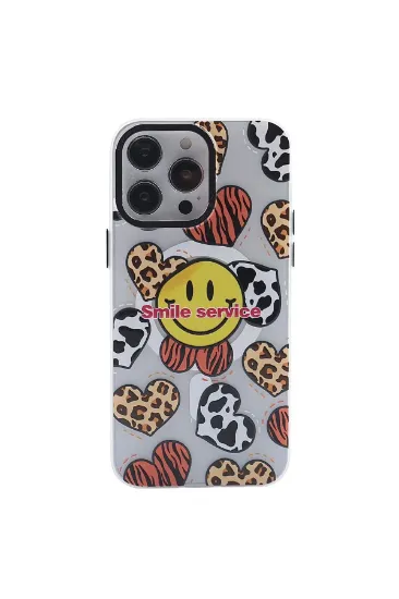 Newface iPhone 13 Pro Max Kılıf Apollo Magneticsafe Desenli Kapak - Apollo Şeffaf - 2 resmi