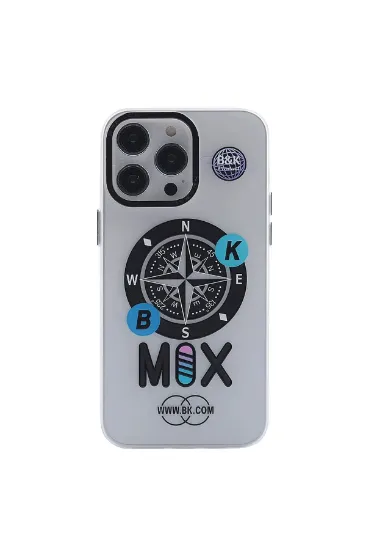 Newface iPhone 13 Pro Max Kılıf Apollo Magneticsafe Desenli Kapak - Apollo Şeffaf - 3 resmi