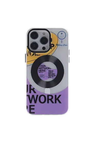Newface iPhone 13 Pro Max Kılıf Apollo Magneticsafe Desenli Kapak - Apollo Şeffaf - 6 resmi
