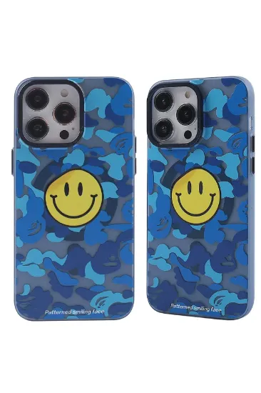 Newface iPhone 13 Pro Max Kılıf Apollo Magneticsafe Desenli Kapak - Apollo Mavi - 1 resmi