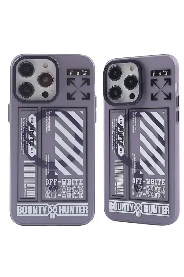 Newface iPhone 14 Pro Kılıf Apollo Magneticsafe Desenli Kapak - Apollo Mor - 1 resmi