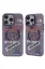 Newface iPhone 14 Pro Kılıf Apollo Magneticsafe Desenli Kapak - Apollo Mor - 2 resmi