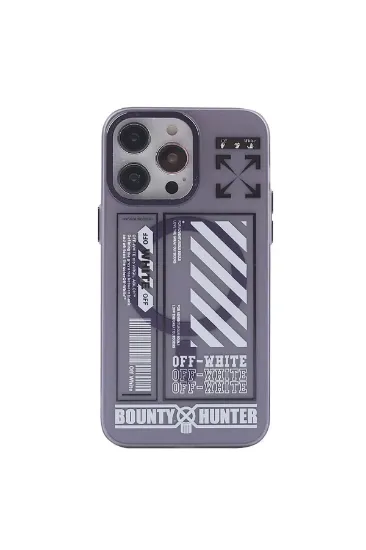 Newface iPhone 14 Pro Max Kılıf Apollo Magneticsafe Desenli Kapak - Apollo Mor - 1 resmi