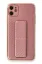 Newface iPhone 12 Kılıf Coco Karbon Standlı Kapak - Pembe resmi