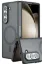 Newface Samsung Galaxy Z Fold 5 Kılıf Blur Fold Magsafe Kapak - Mat Siyah resmi