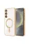 Newface Samsung Galaxy S24 Kılıf Kross Magneticsafe Kapak - Gold resmi