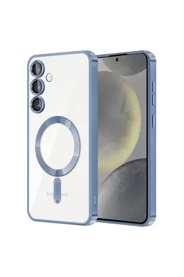 Newface Samsung Galaxy S24 Kılıf Kross Magneticsafe Kapak - Sierra Blue resmi