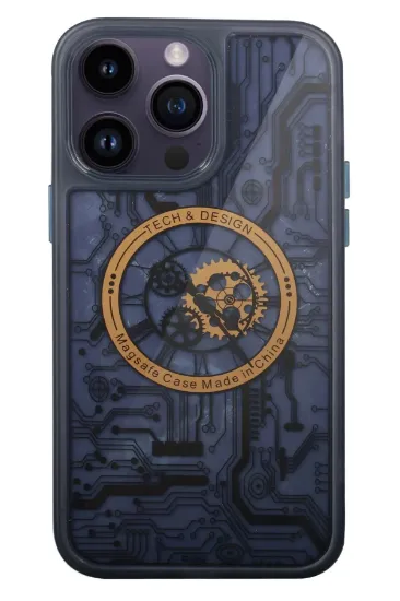 Newface iPhone 13 Pro Kılıf Magic Magneticsafe Silikon - Siyah resmi