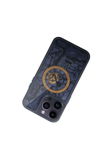 Newface iPhone 13 Pro Kılıf Magic Magneticsafe Silikon - Siyah resmi