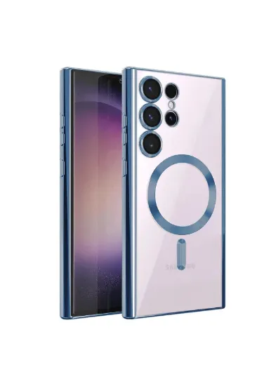 Newface Samsung Galaxy S24 Ultra Kılıf Kross Magneticsafe Kapak - Sierra Blue resmi
