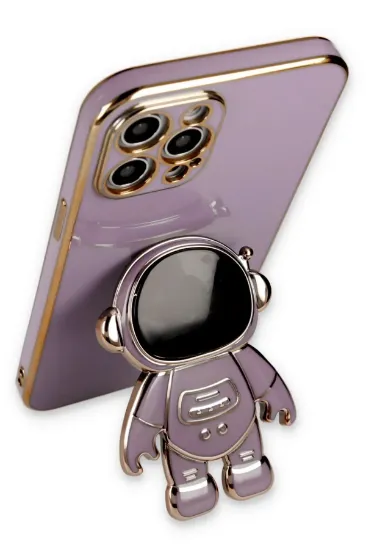 Newface Astro Stand Astronot - Mor resmi