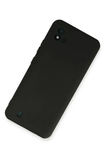 Newface Realme C11 2021 Kılıf Nano içi Kadife Silikon - Siyah resmi