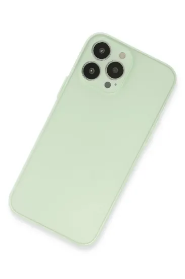 Newface iPhone 13 Pro Kılıf Puma Silikon - Açık Yeşil resmi