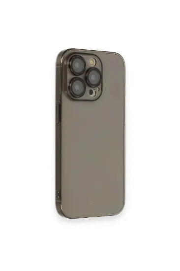 Newface iPhone 13 Pro Max Kılıf Armada Lensli Kapak - Siyah resmi