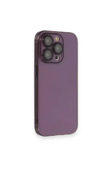 Newface iPhone 13 Pro Max Kılıf Armada Lensli Kapak - Derin Mor resmi