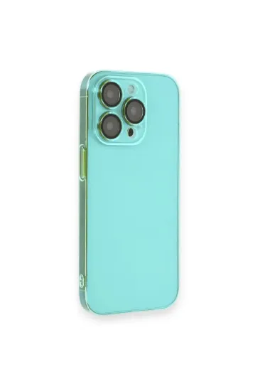Newface iPhone 13 Pro Max Kılıf Armada Lensli Kapak - Yeşil resmi