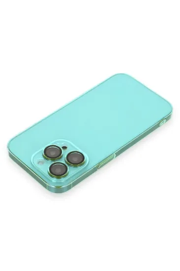Newface iPhone 13 Pro Max Kılıf Armada Lensli Kapak - Yeşil resmi