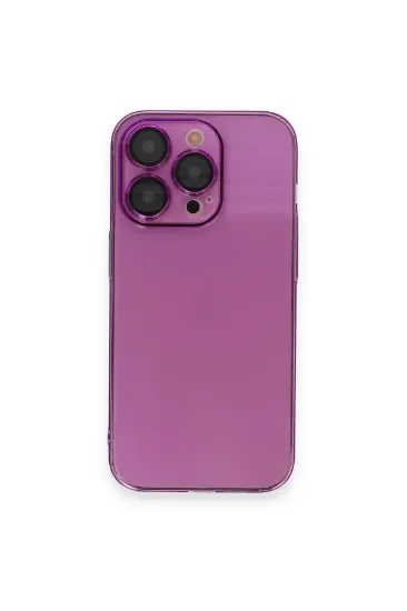 Newface iPhone 13 Pro Max Kılıf Armada Lensli Kapak - Mor resmi