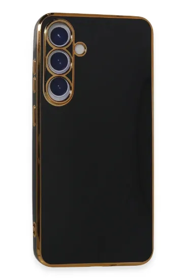 Newface Samsung Galaxy S24 Kılıf Volet Silikon - Siyah resmi