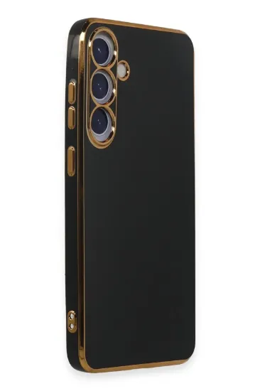 Newface Samsung Galaxy S24 Kılıf Volet Silikon - Siyah resmi
