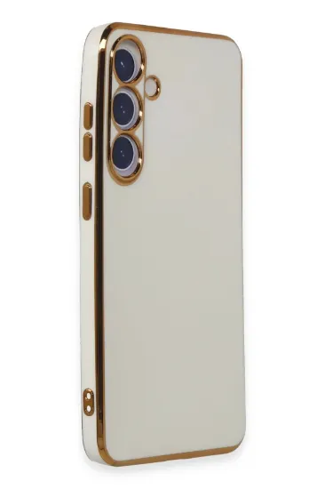 Newface Samsung Galaxy S24 Kılıf Volet Silikon - Beyaz resmi