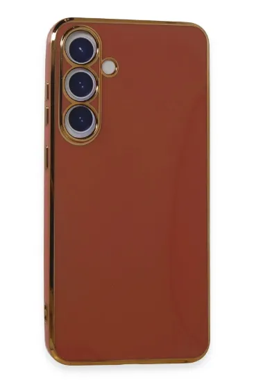Newface Samsung Galaxy S24 Plus Kılıf Volet Silikon - Kırmızı resmi