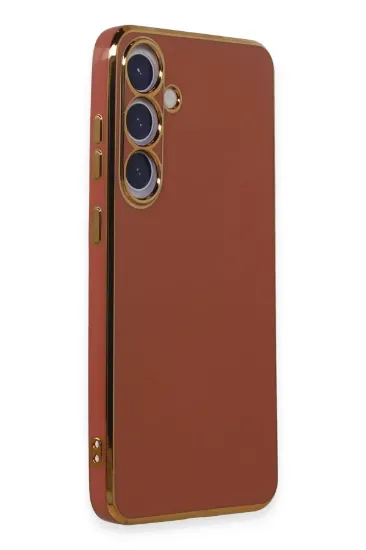 Newface Samsung Galaxy S24 Plus Kılıf Volet Silikon - Kırmızı resmi
