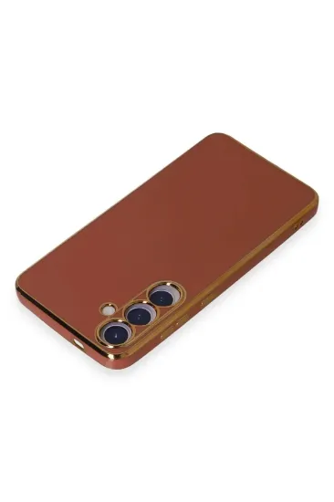 Newface Samsung Galaxy S24 Plus Kılıf Volet Silikon - Kırmızı resmi