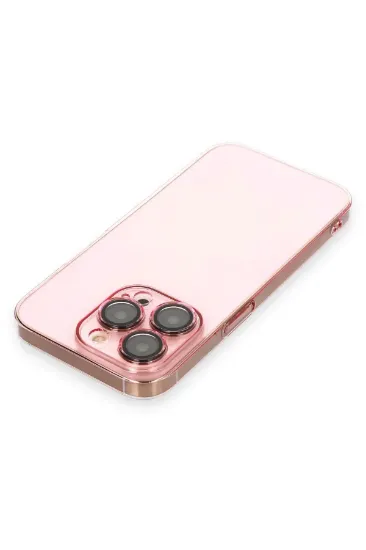 Newface iPhone 14 Pro Max Kılıf Armada Lensli Kapak - Rose Gold resmi