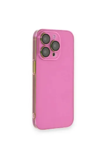 Newface iPhone 14 Pro Max Kılıf Armada Lensli Kapak - Pembe resmi
