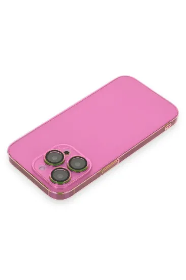Newface iPhone 14 Pro Max Kılıf Armada Lensli Kapak - Pembe resmi