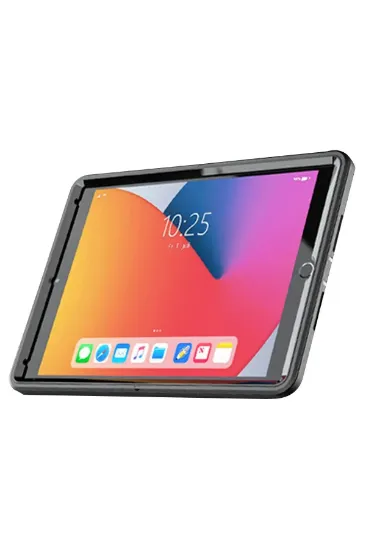 Newface iPad 10.2 (7.nesil) Kılıf Hand Strap Tablet Kılıfı - Siyah resmi