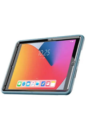 Newface iPad 10.2 (7.nesil) Kılıf Hand Strap Tablet Kılıfı - Turkuaz resmi