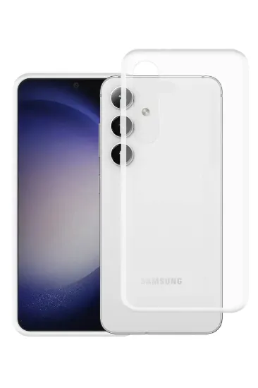 Newface Samsung Galaxy S24 Kılıf Lüx Şeffaf Silikon resmi