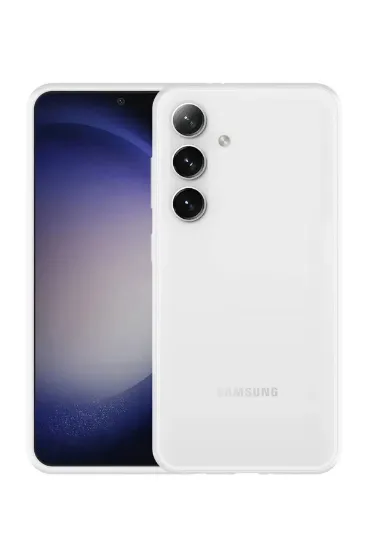 Newface Samsung Galaxy S24 Kılıf Lüx Şeffaf Silikon resmi