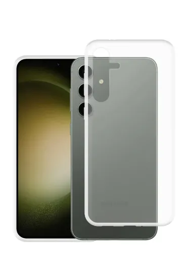 Newface Samsung Galaxy S24 Plus Kılıf Lüx Şeffaf Silikon resmi