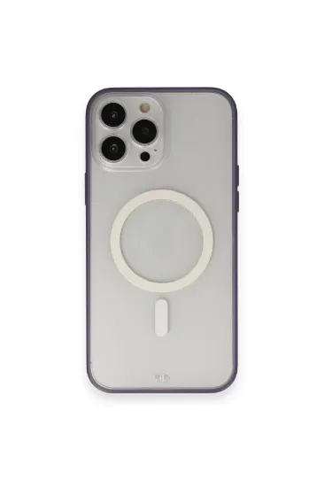 Newface iPhone 14 Pro Kılıf Grand Magneticsafe Kapak - Mor resmi