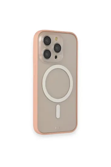 Newface iPhone 14 Pro Max Kılıf Grand Magneticsafe Kapak - Pembe resmi