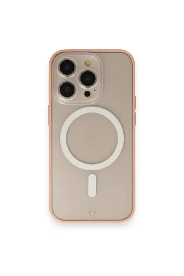 Newface iPhone 14 Pro Max Kılıf Grand Magneticsafe Kapak - Pembe resmi