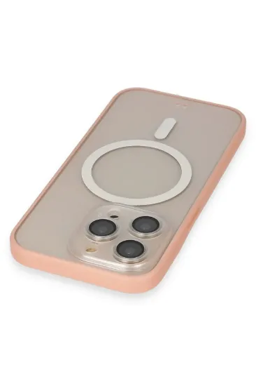 Newface iPhone 14 Pro Max Kılıf Grand Magneticsafe Kapak - Pembe resmi